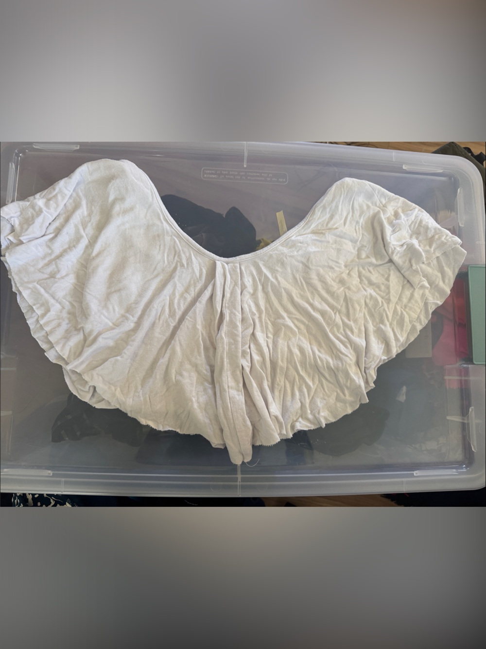 White Off-Shoulder Ruffled Crop Top